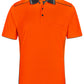 SW79 UNISEX HI-VIS BAMBOO CHARCOAL VENTED SS POLO