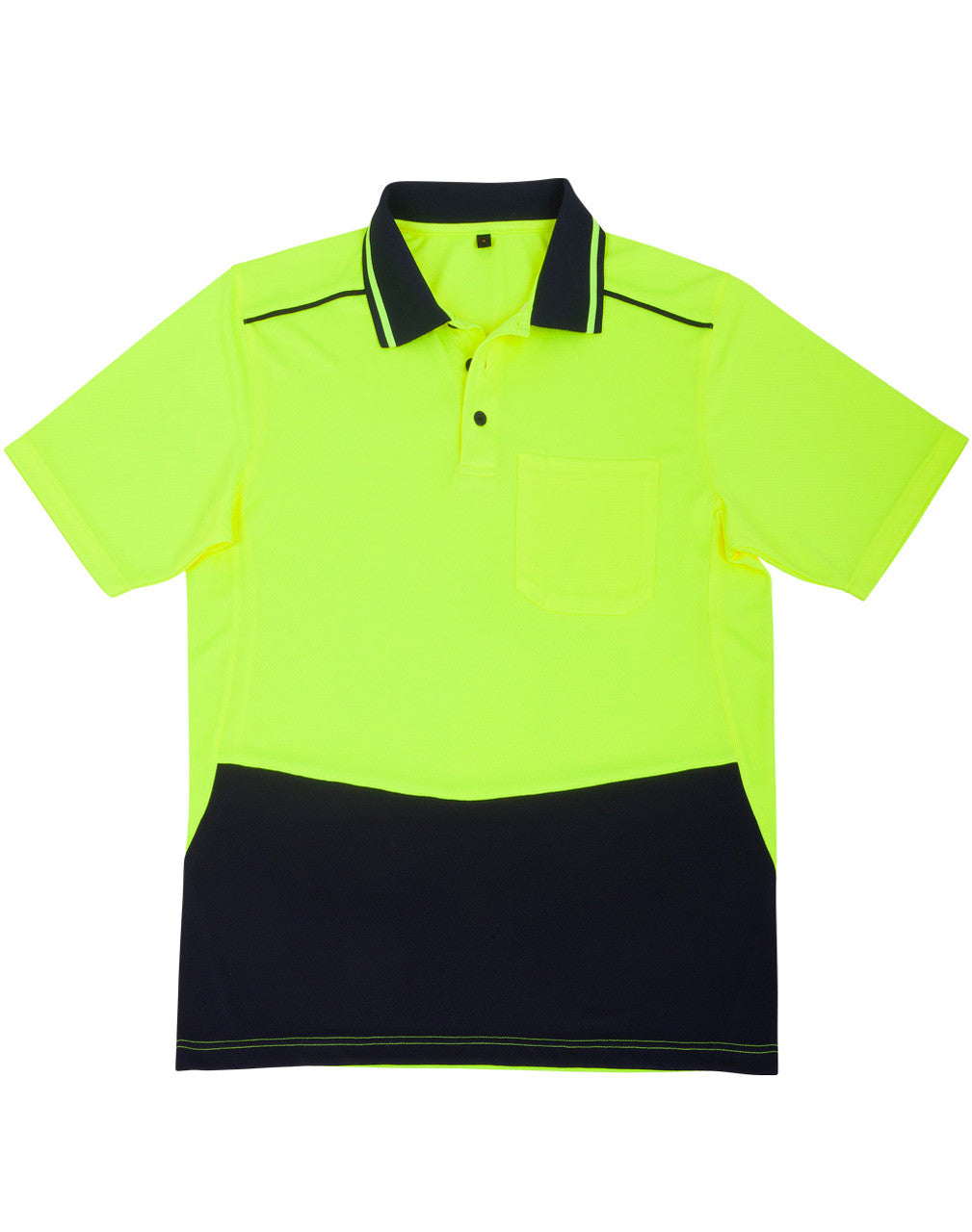 SW81 UNISEX HI-VIS BAMBOO CHARCOAL SS POLO