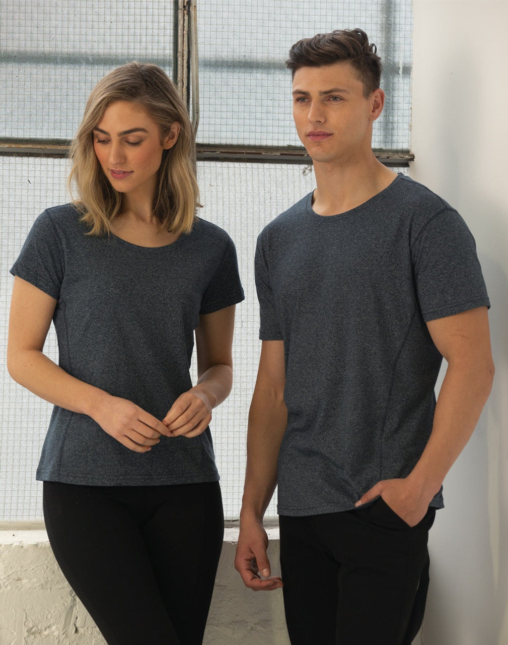 TS28 HIGH PERFORMANCE HEATHER TEE Ladies